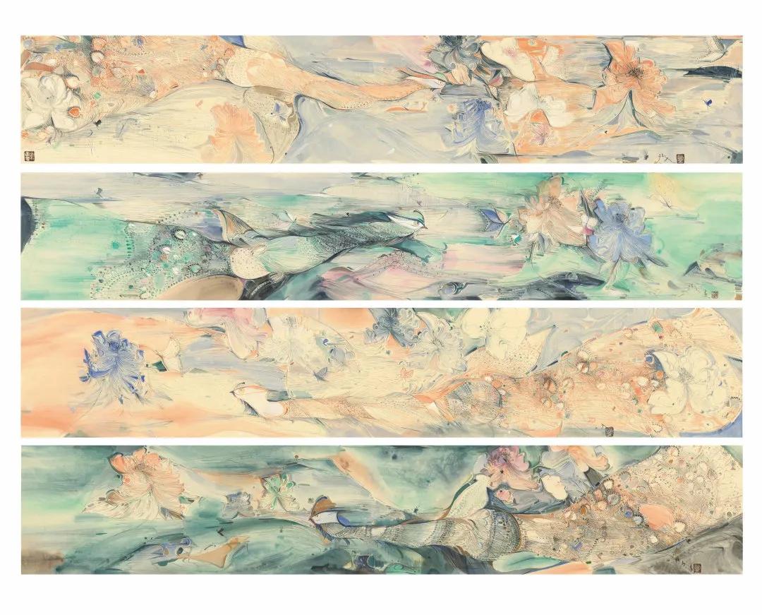 赵怡文中国画作品展,江苏书画院名家