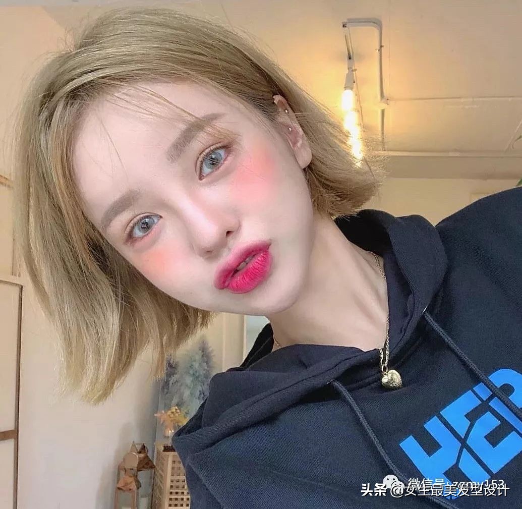 少女心爆棚的中短发,学生党能扎起来的短发推荐