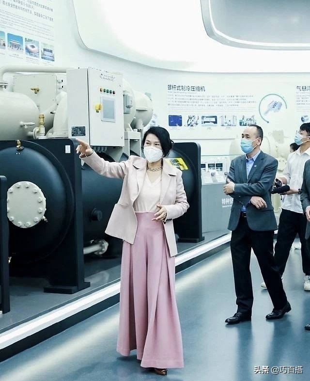 董明珠冬季服装搭配图片,60岁董明珠穿衣搭配