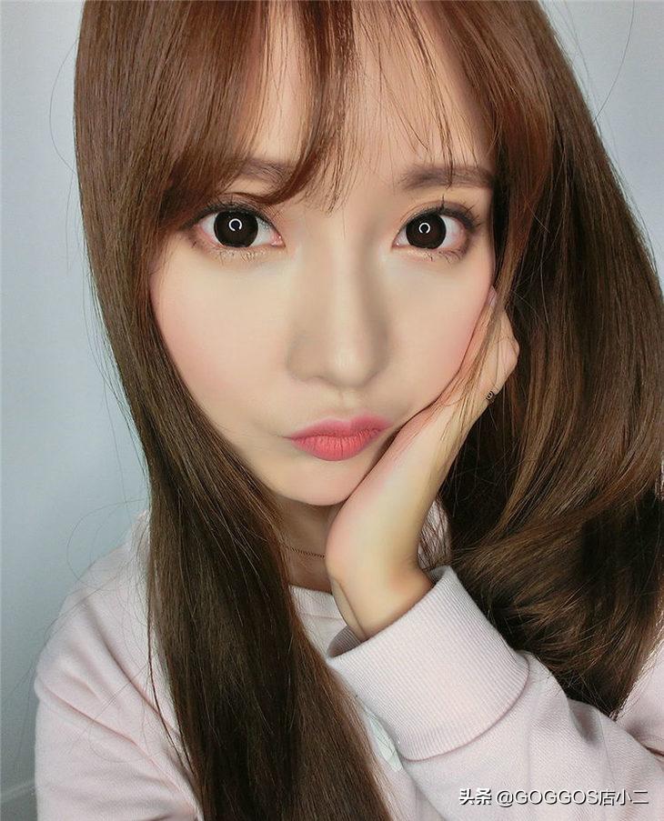 GOGGOSII软妹卖萌必备黑色美瞳，让你成为长辈眼中的乖乖女哟~