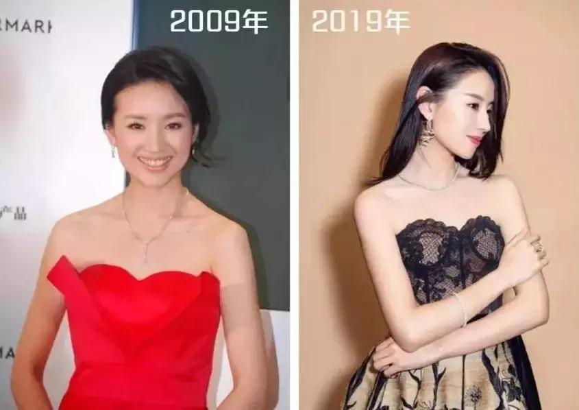 周迅陈数董洁哪个更年轻,董洁年轻和老了照片对比