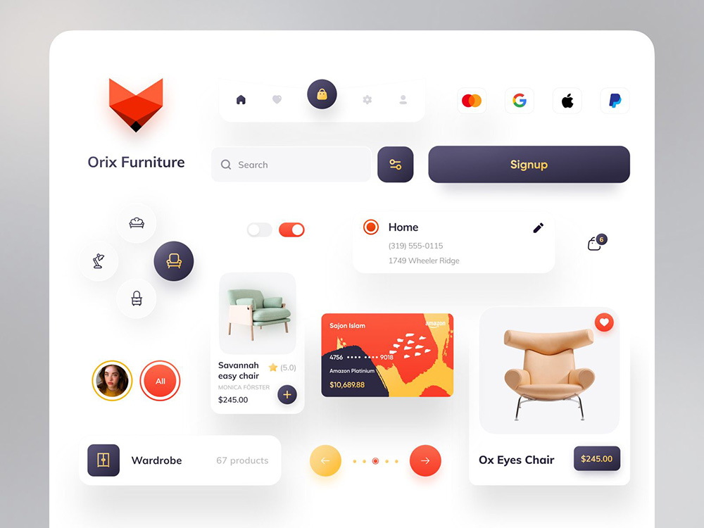 家居设计网页版,家具设计网页图片大全