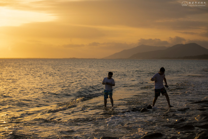 我最喜欢的地方海南三亚,三亚早晨的海滩