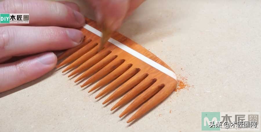 手工木梳子diy需要多长时间,木工梳子木盒子