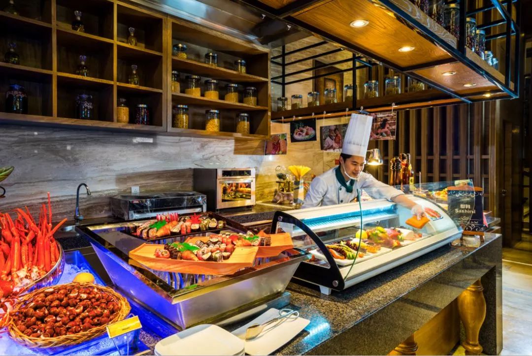 成都温江的一颗明珠，海鲜自助餐+巴西烤肉，还有猪猪侠来啦