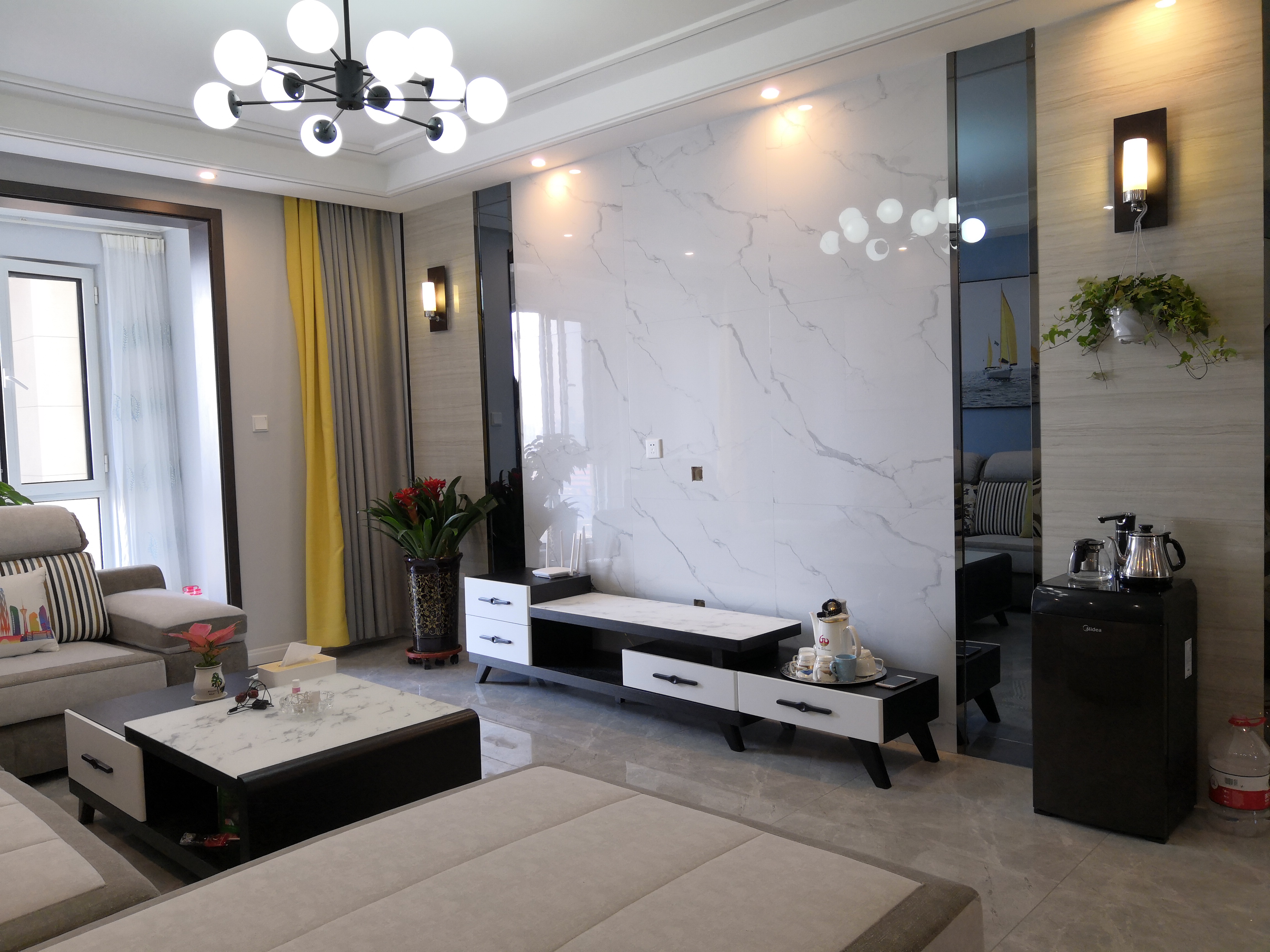 万达华宅120平装修,万达120平精装房装修效果图