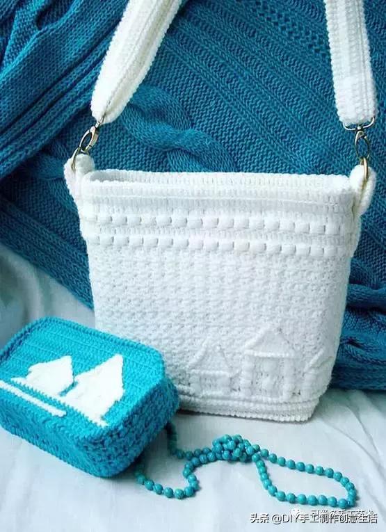 厉害了，极美爱尔兰钩花包包，看了这个才是真服气