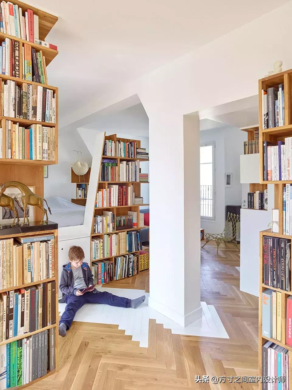 50平米古风大书房设计,100个绝美书房设计