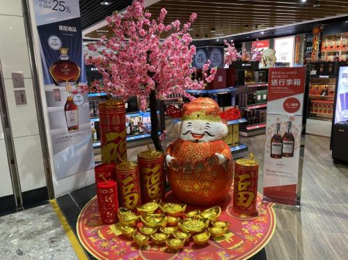 香港西九龙站农历新年购物