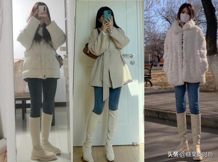 多种长靴子搭配什么裤子好看,长靴子怎么搭配衣服裤子好看
