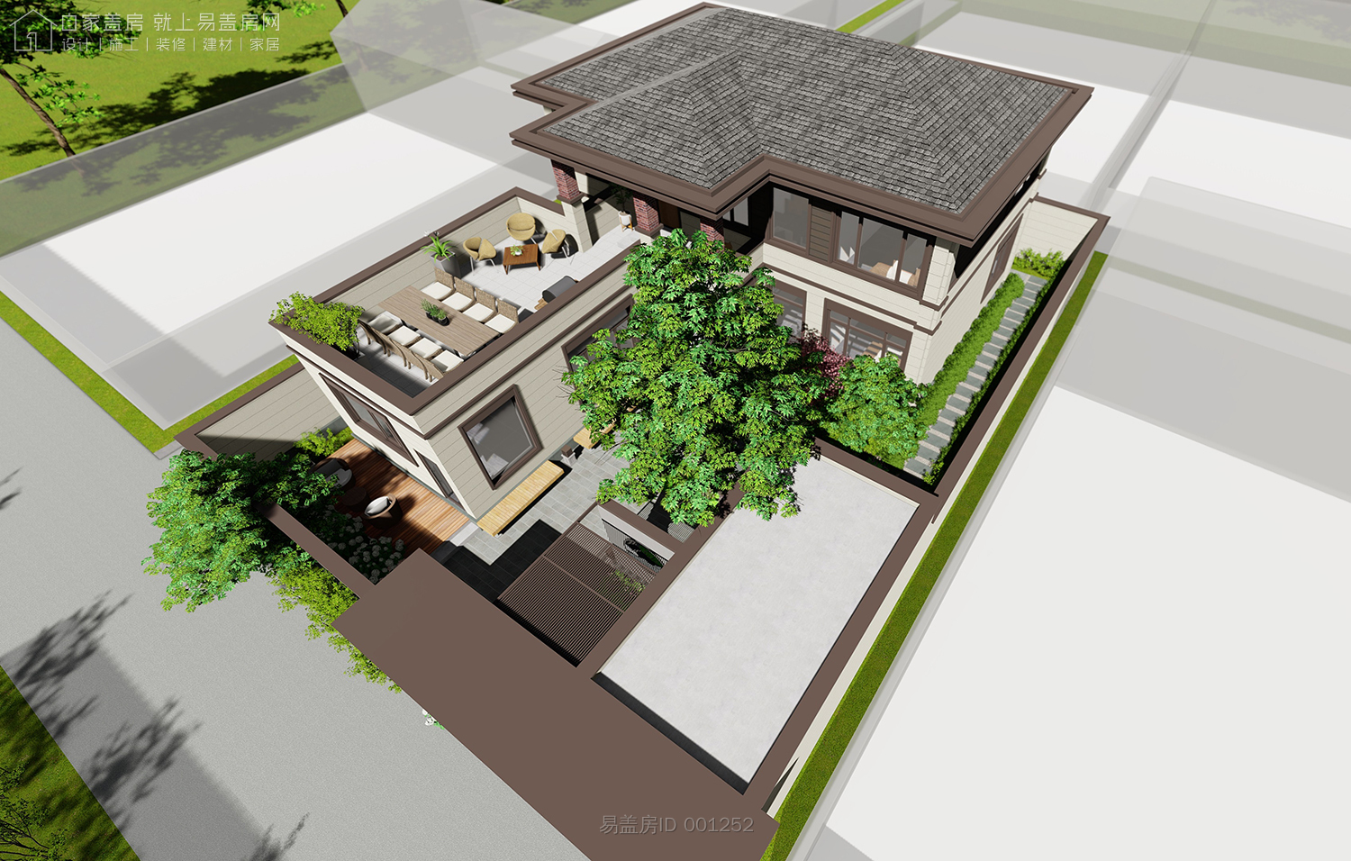 河南新中式别墅设计价格,李家别墅设计