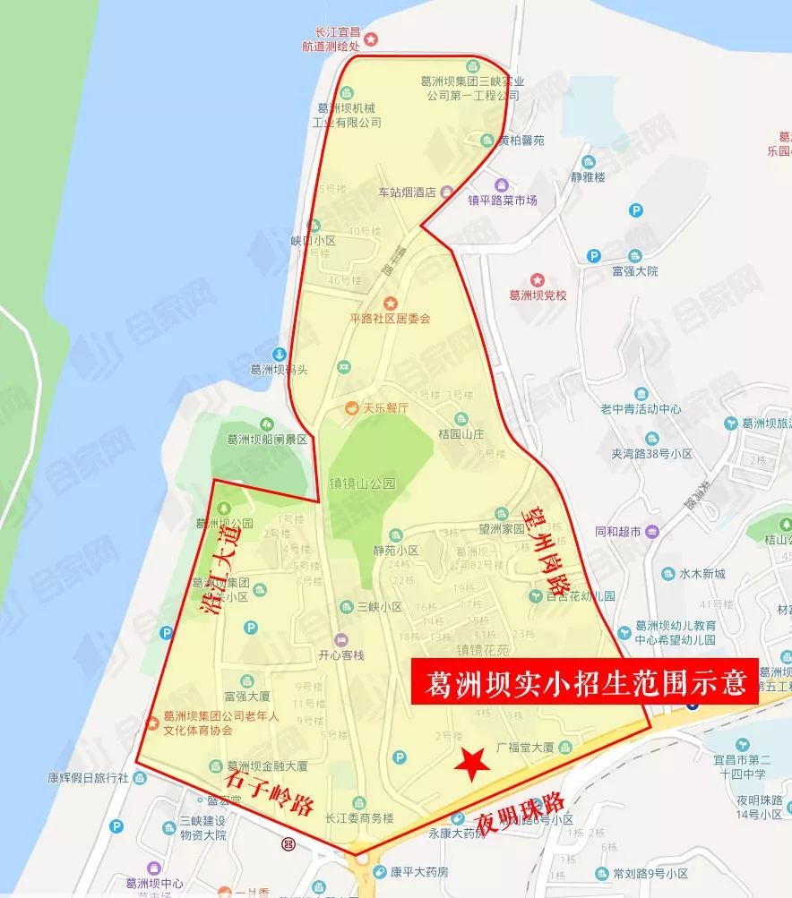 西陵区小学对应楼盘,西陵区2023年中小学划片