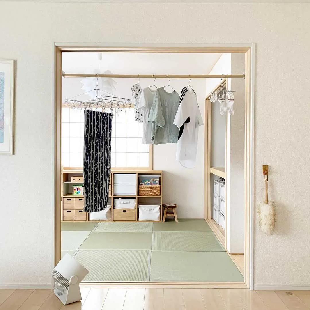 日本无阳台晾衣,日本主妇阳台晾衣