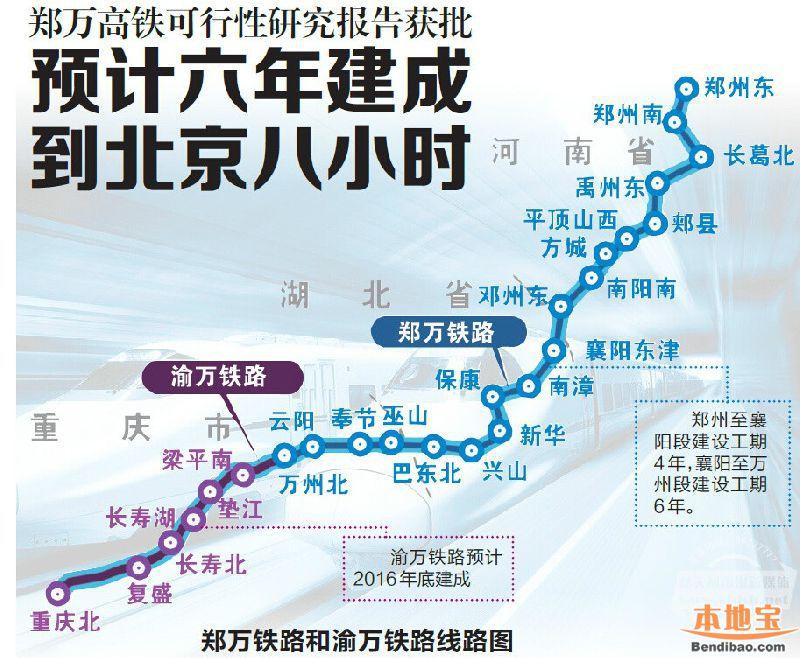 2023年襄阳老河口高铁规划图,襄阳将开通哪些跨省高铁