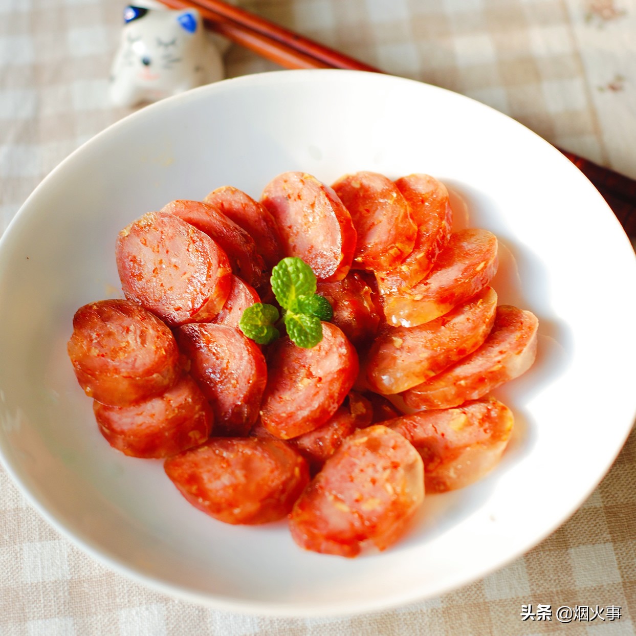 奶奶做的香肠,奶奶教我的腌辣椒方法