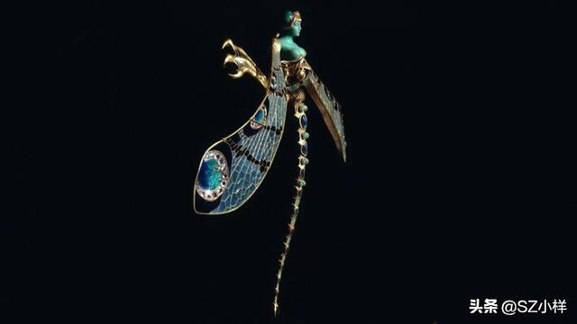 珐琅珠宝首饰设计,复古珐琅珠宝