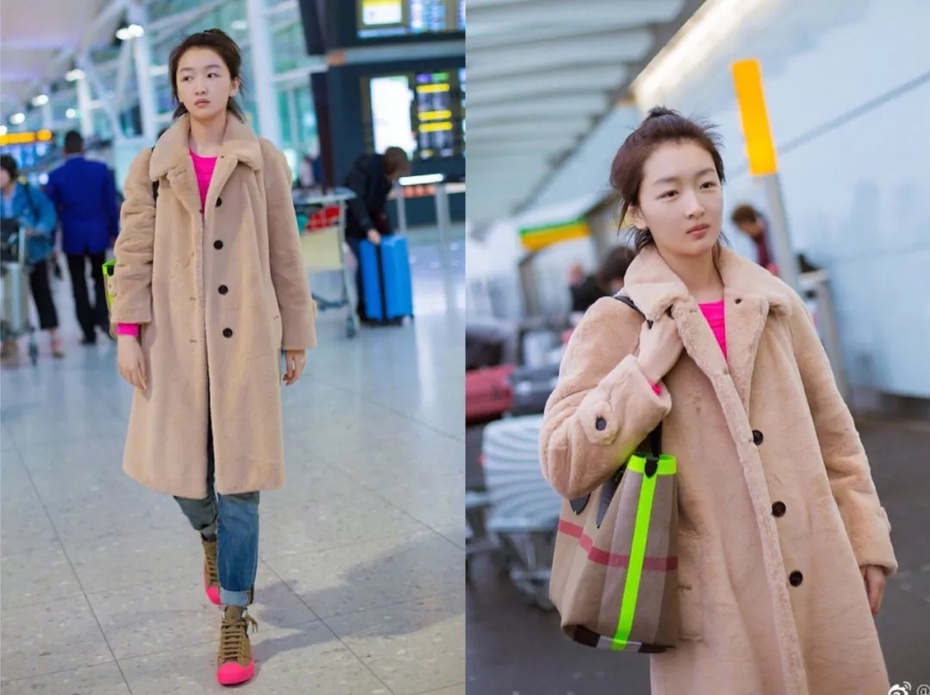 冬天女明星穿羽绒服的搭配,穿搭奇怪的明星
