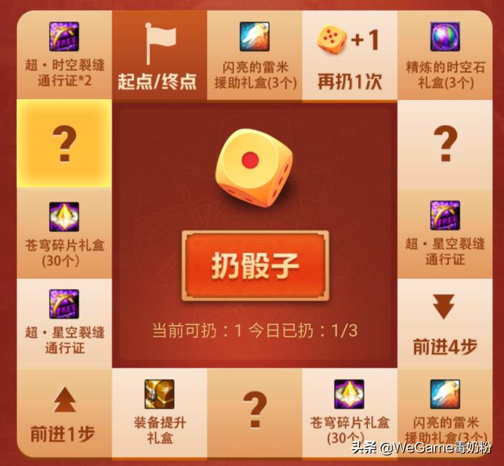 DNF：1月大富翁活动！每天点3次，轻松领取几十个增幅器