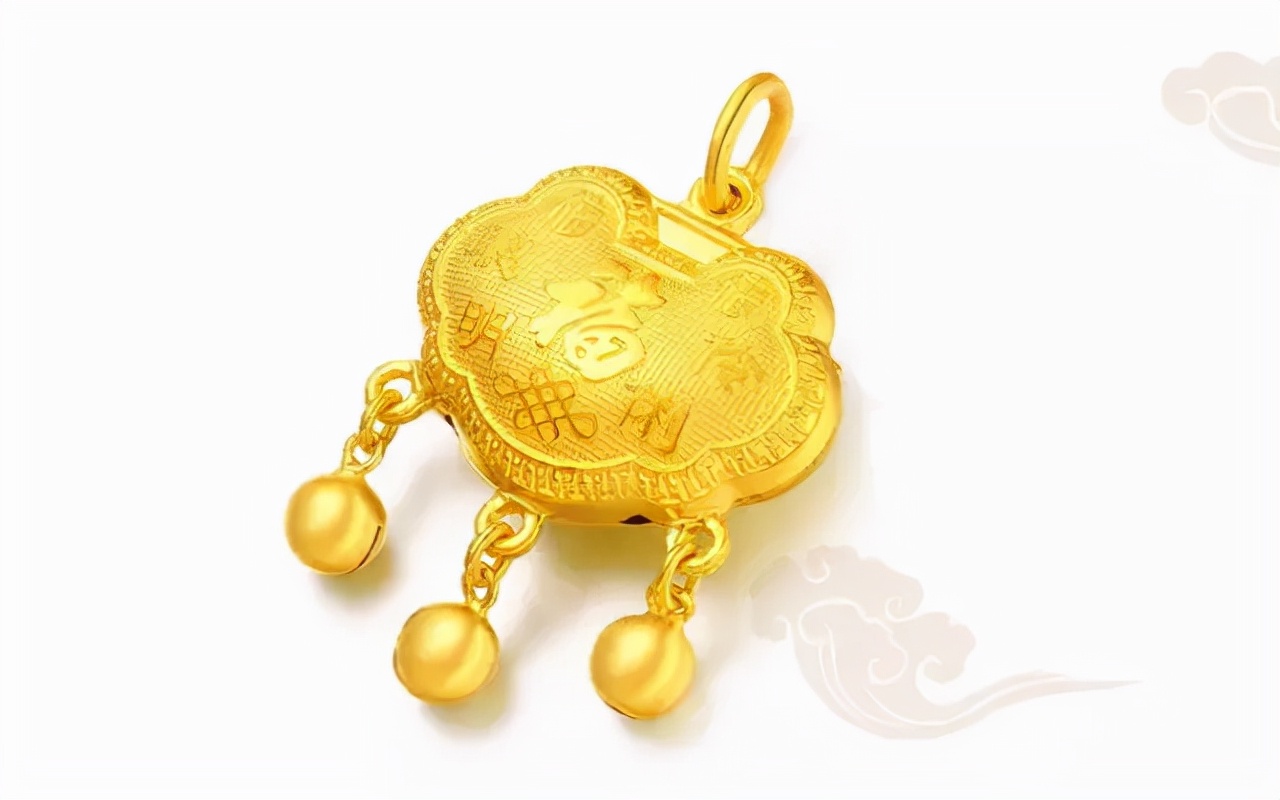 黄金十字架吊坠寓意是什么,一面福字一面是佛黄金吊坠寓意