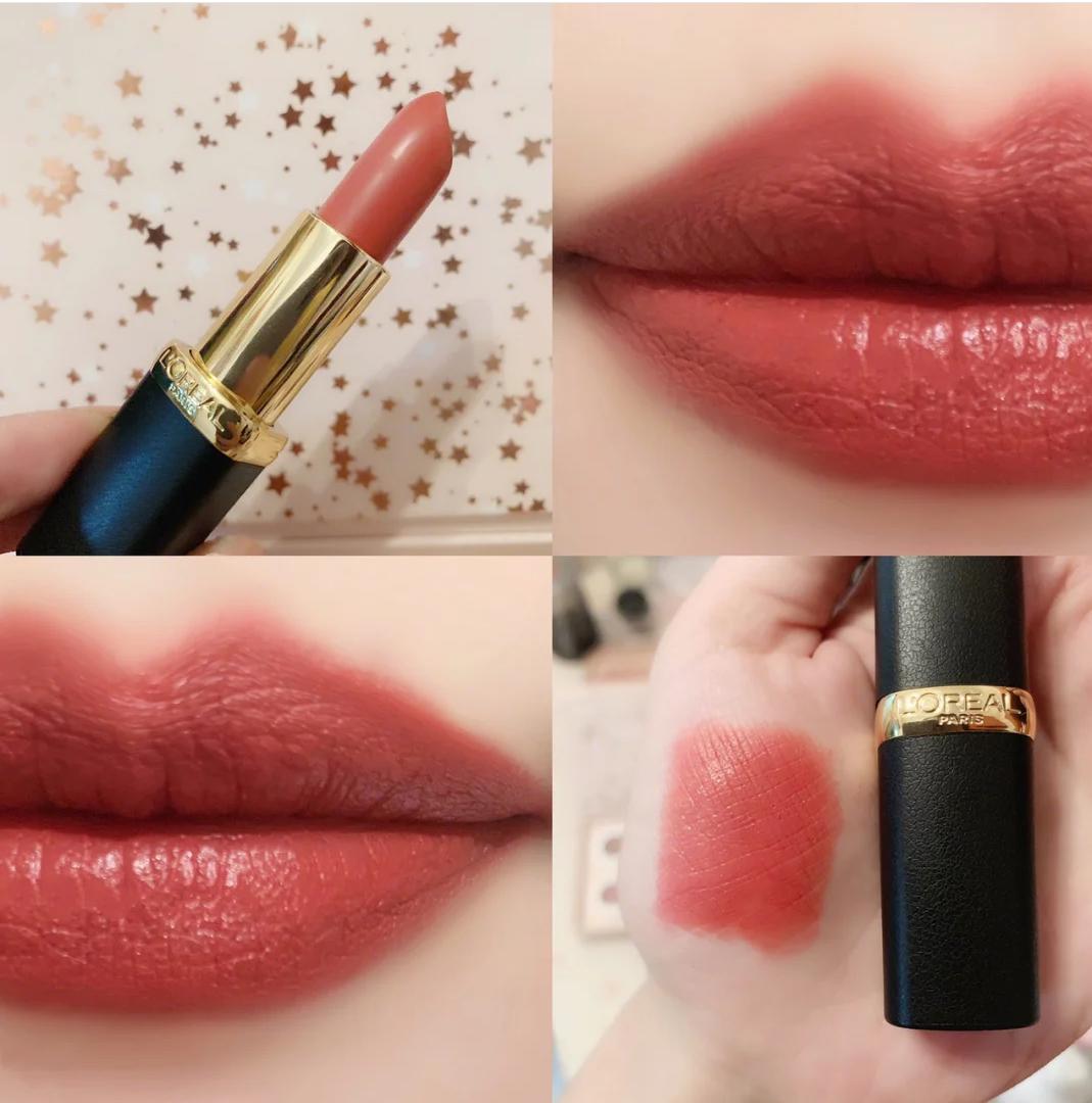 欧莱雅琉金口红rubygold色,欧莱雅口红经典色号