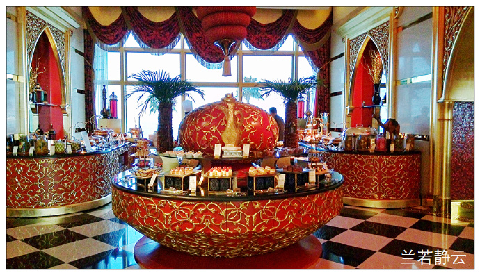 享受迪拜帆船酒店早餐,迪拜七星帆船酒店附近美食