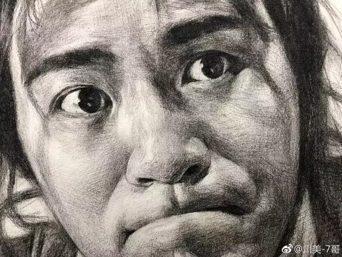 画素描时的动作细节描写作文,最难画的素描质感看看如何表现