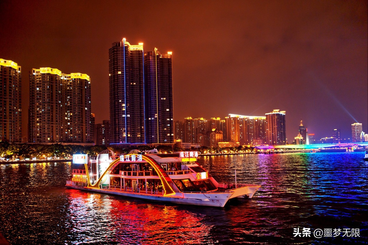 广州珠江夜游双人套餐三层,广州珠江夜游优惠团购的船