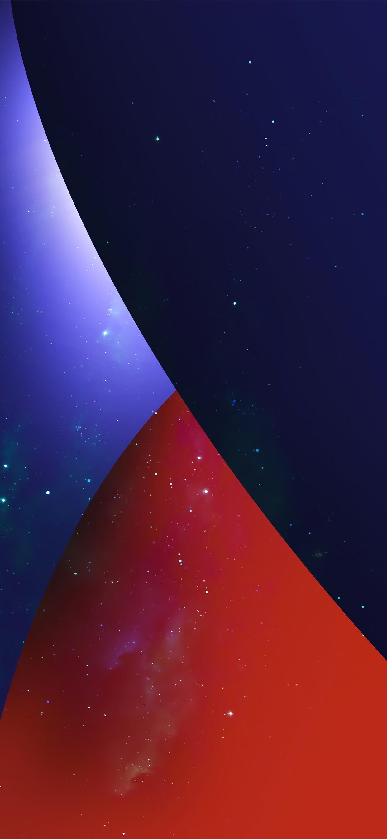 苹果顶级绝美壁纸100张几何图案,仿真曲屏全屏几何立体感壁纸