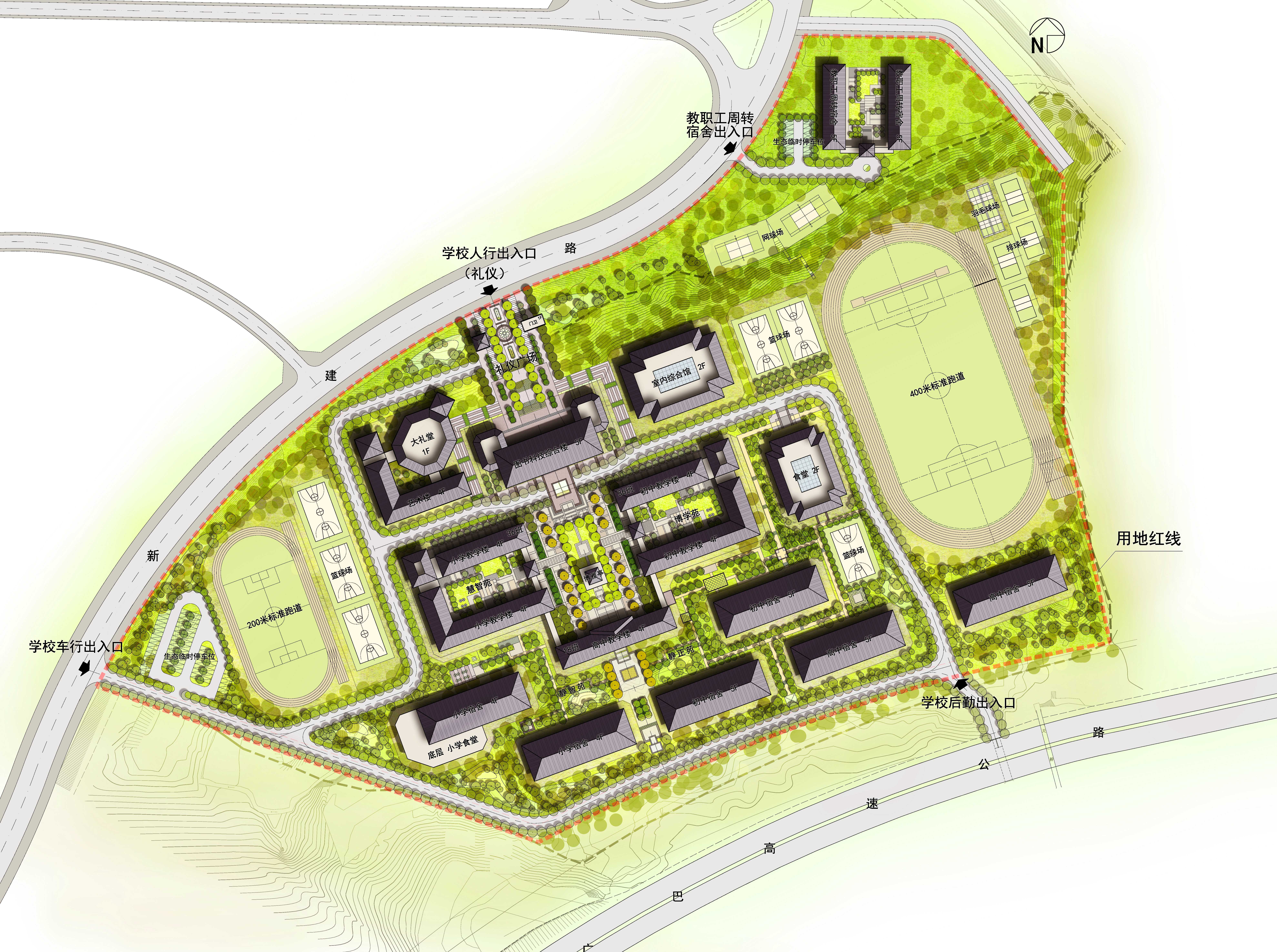 旺苍博骏公学/光翼建筑