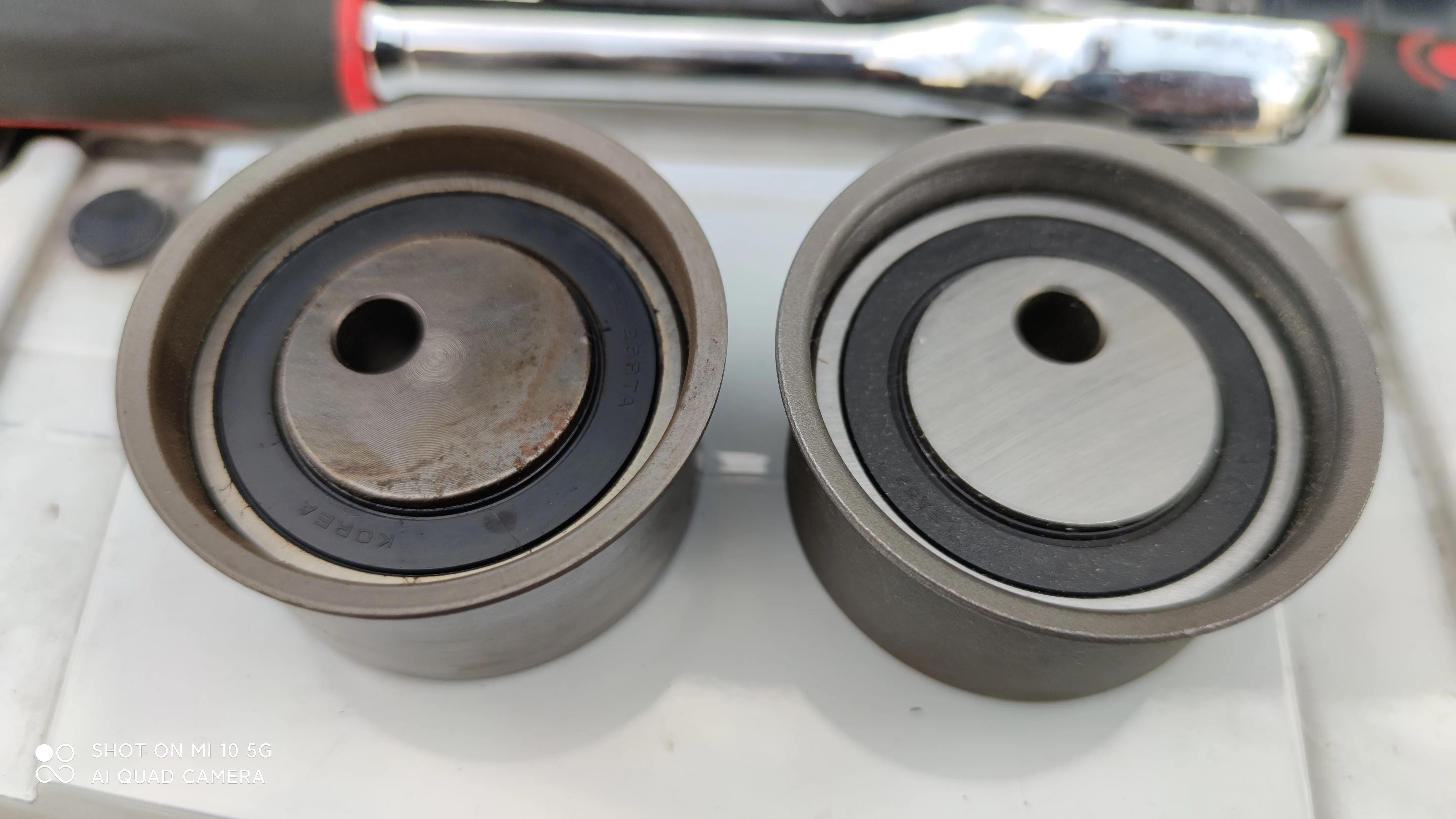 车主壮着豹子胆自己动手更换正时皮带，过程还算顺利