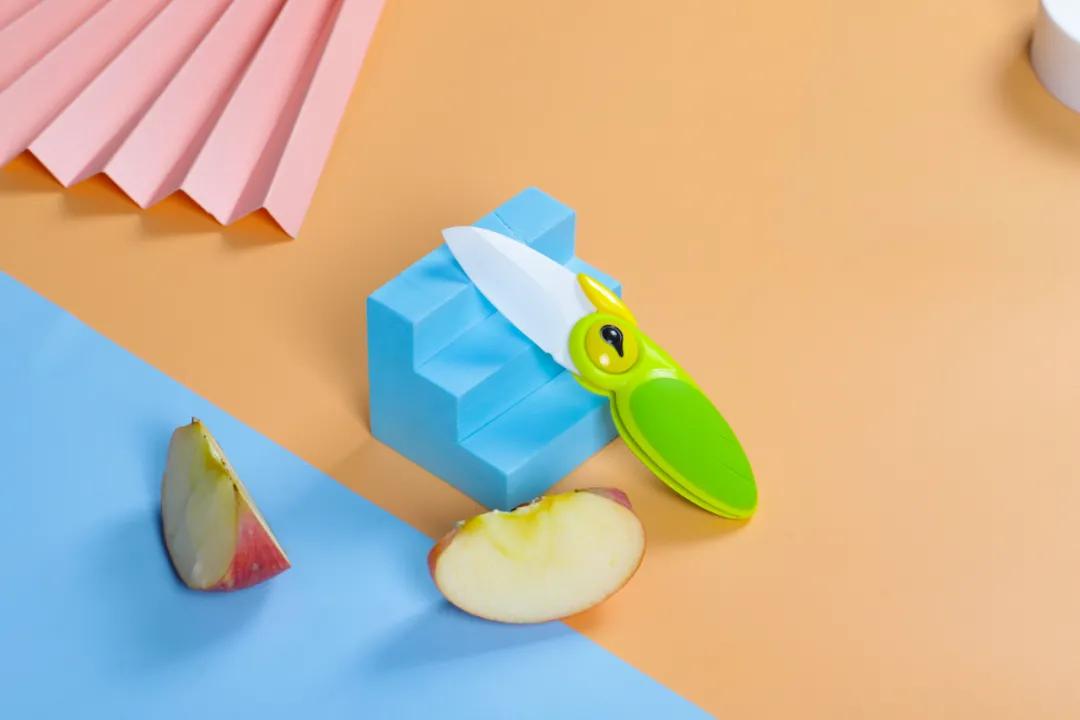 小鸟陶瓷刀水果刀,小鸟折叠陶瓷刀随身小刀