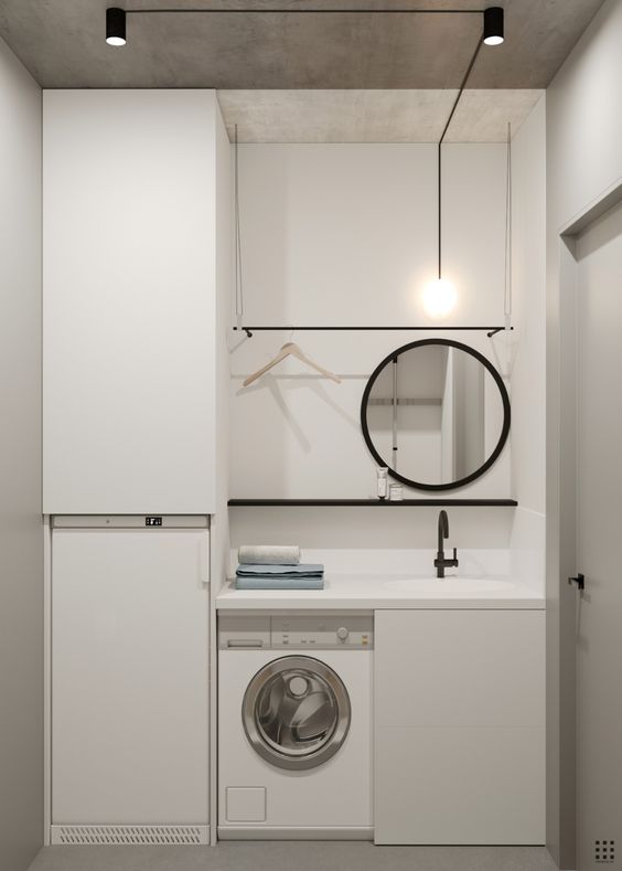 洗衣机放哪好?设计师帮你总结了一篇干货,3点认清楚了,不犯错