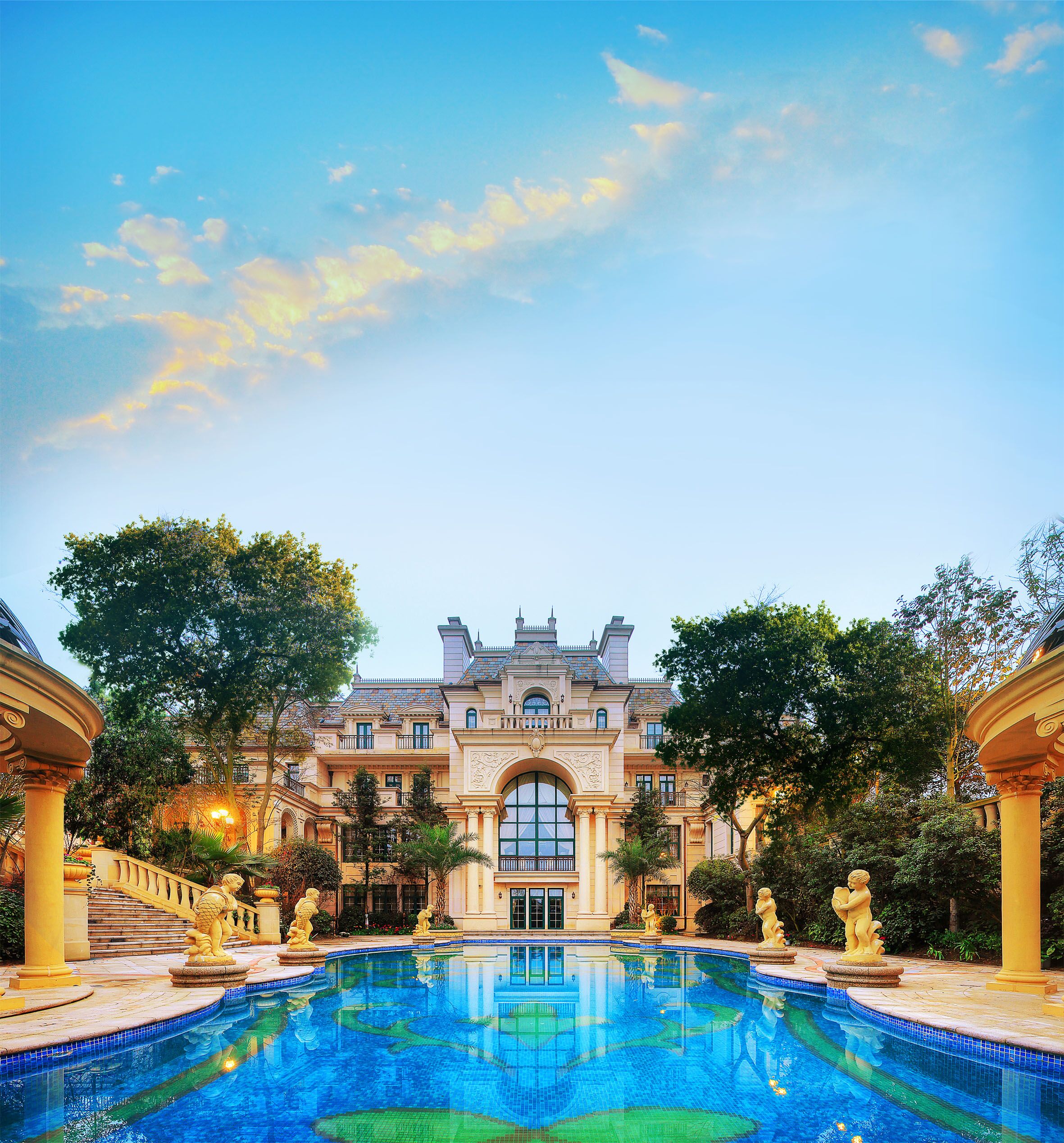 法式风格文化来源,法式风情贵族园林