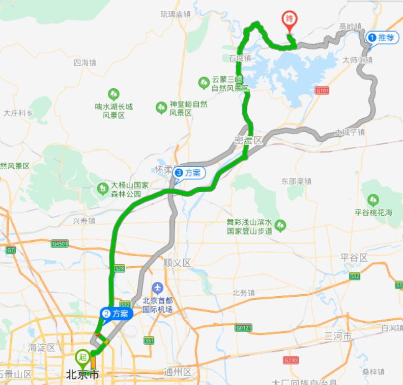 北京密云自驾游最佳路线,冬季北京郊区密云自驾一日游