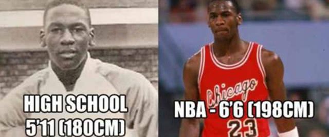 NBA球星长高的故事：乔丹靠一方法增17cm，书豪有爸爸的特殊食谱