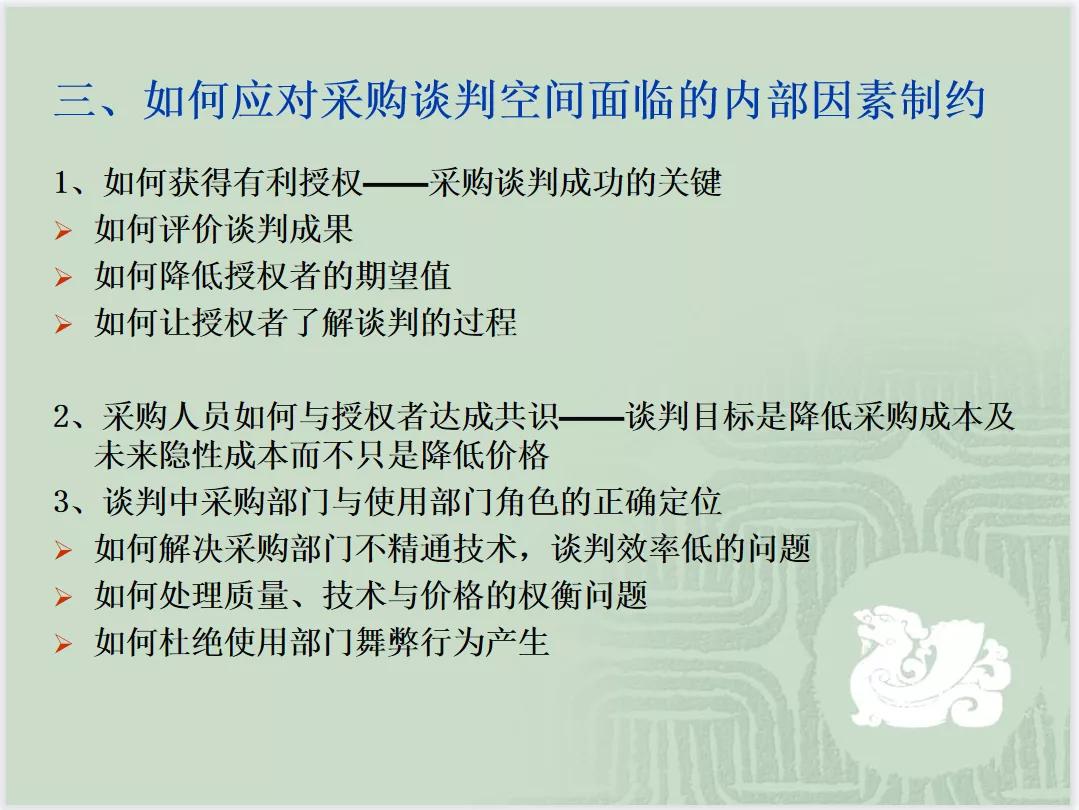 采购与供应商管理及采购谈判技巧（PPT）