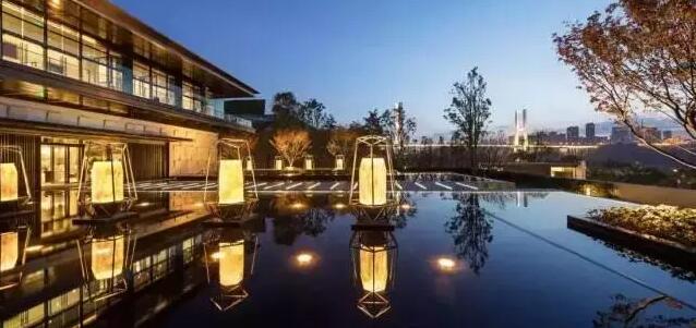 重庆铂悦澜庭夜景,重庆铂悦澜庭鸟瞰图