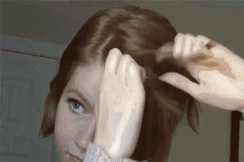 花瓣丸子头学生党蓬松,古风丸子头前额花瓣头饰