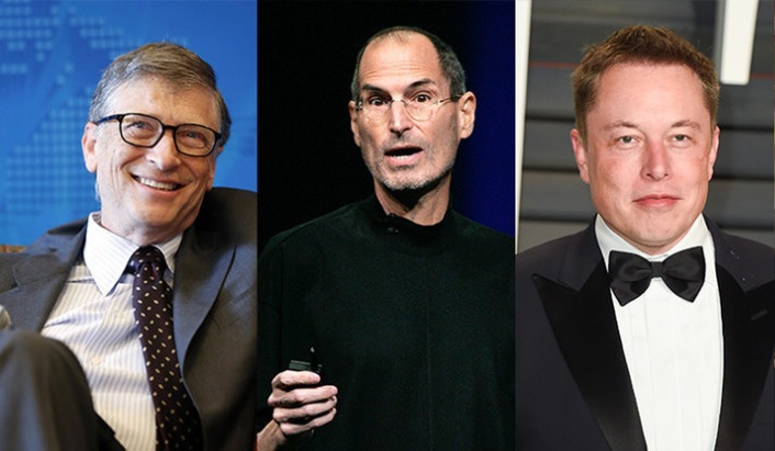 马斯克评价史蒂夫乔布斯,比尔盖茨谈论马斯克和乔布斯