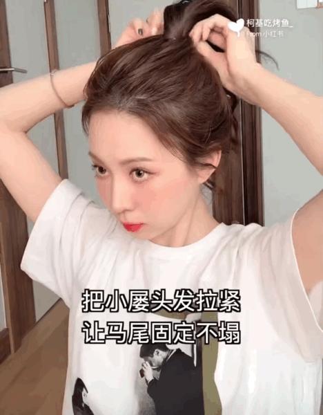 又酷又帅气的发型高马尾,复古发型女生港风长马尾