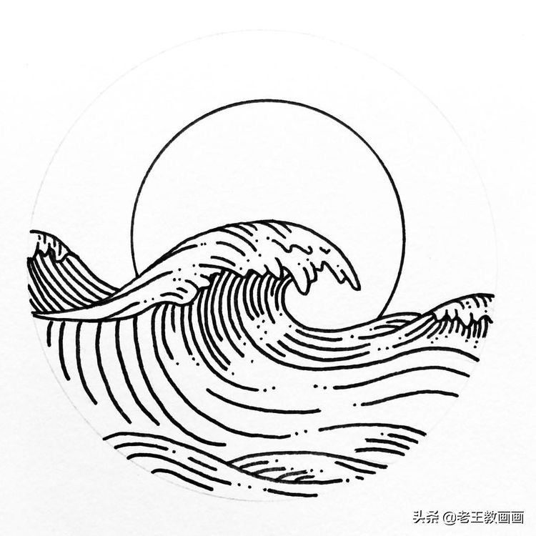 ai传统水波纹纹样,ps水波纹传统纹样制作