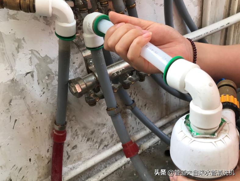 海绵弹清洗地暖详细操作步骤