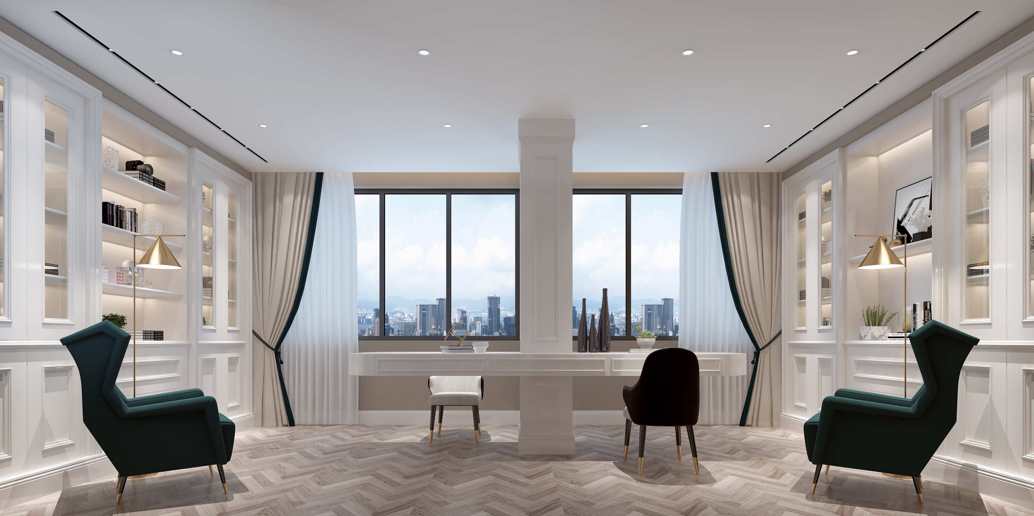 景瑞望府别墅装修效果图,文宸望府装修设计