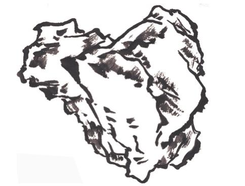 山石的常用皴法,山石的各种皴法介绍