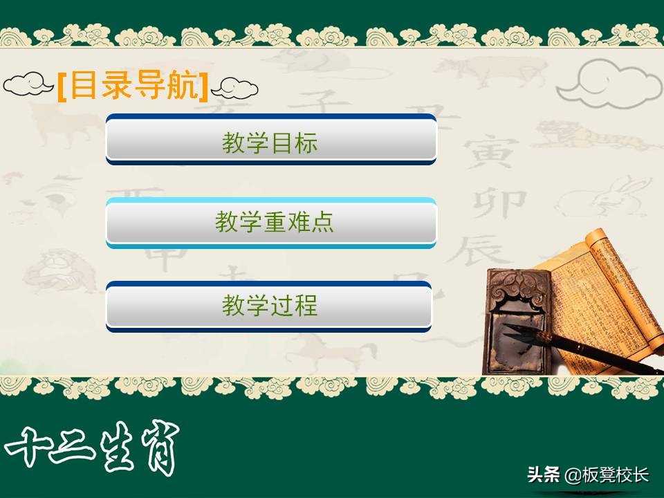 十二生肖公开课ppt素材可爱,优秀传统文化视频ppt讲解