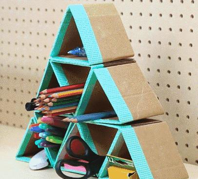 手工房屋纸箱制作全过程,纸箱手工制作屋子大全