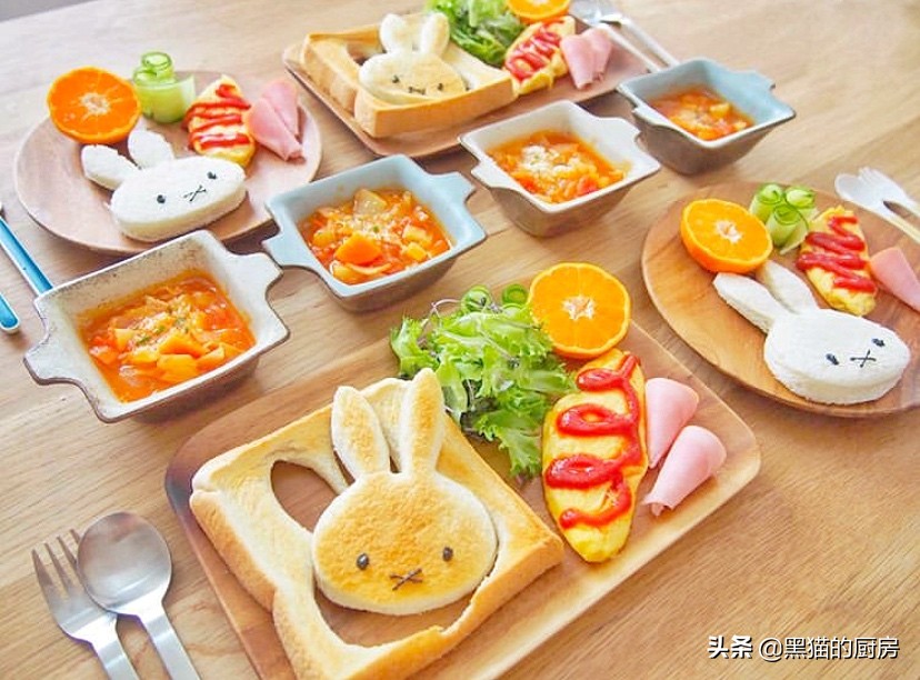 日本妈妈给孩子做早餐,日本早晨给孩子准备简单的早餐