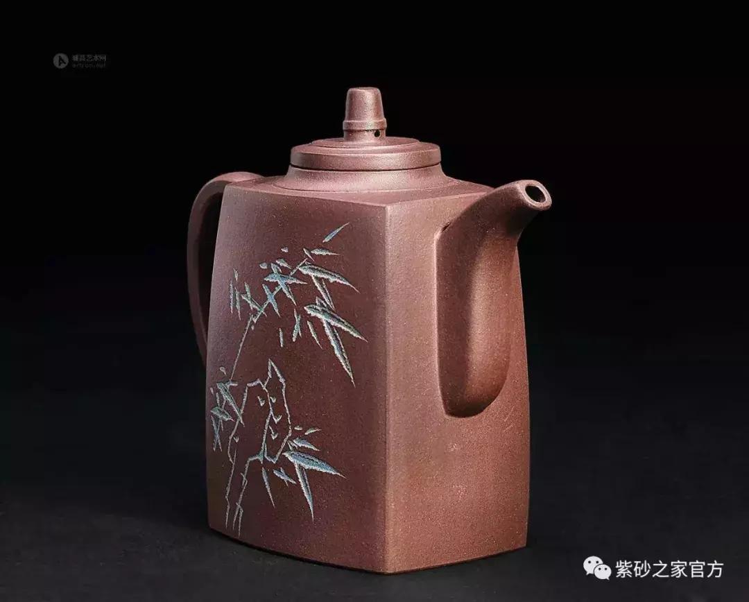 重器官窑瓷器图片大全,古董名家竹形紫砂名壶欣赏