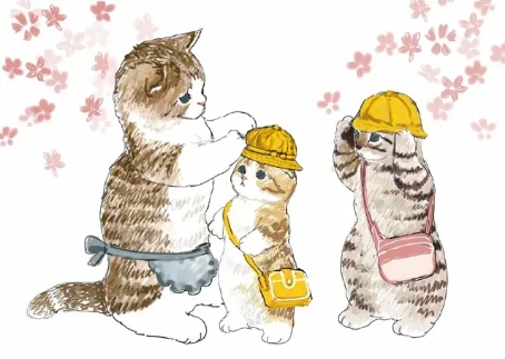 日本画师画自己家的猫,日本插画师画出养猫的日常