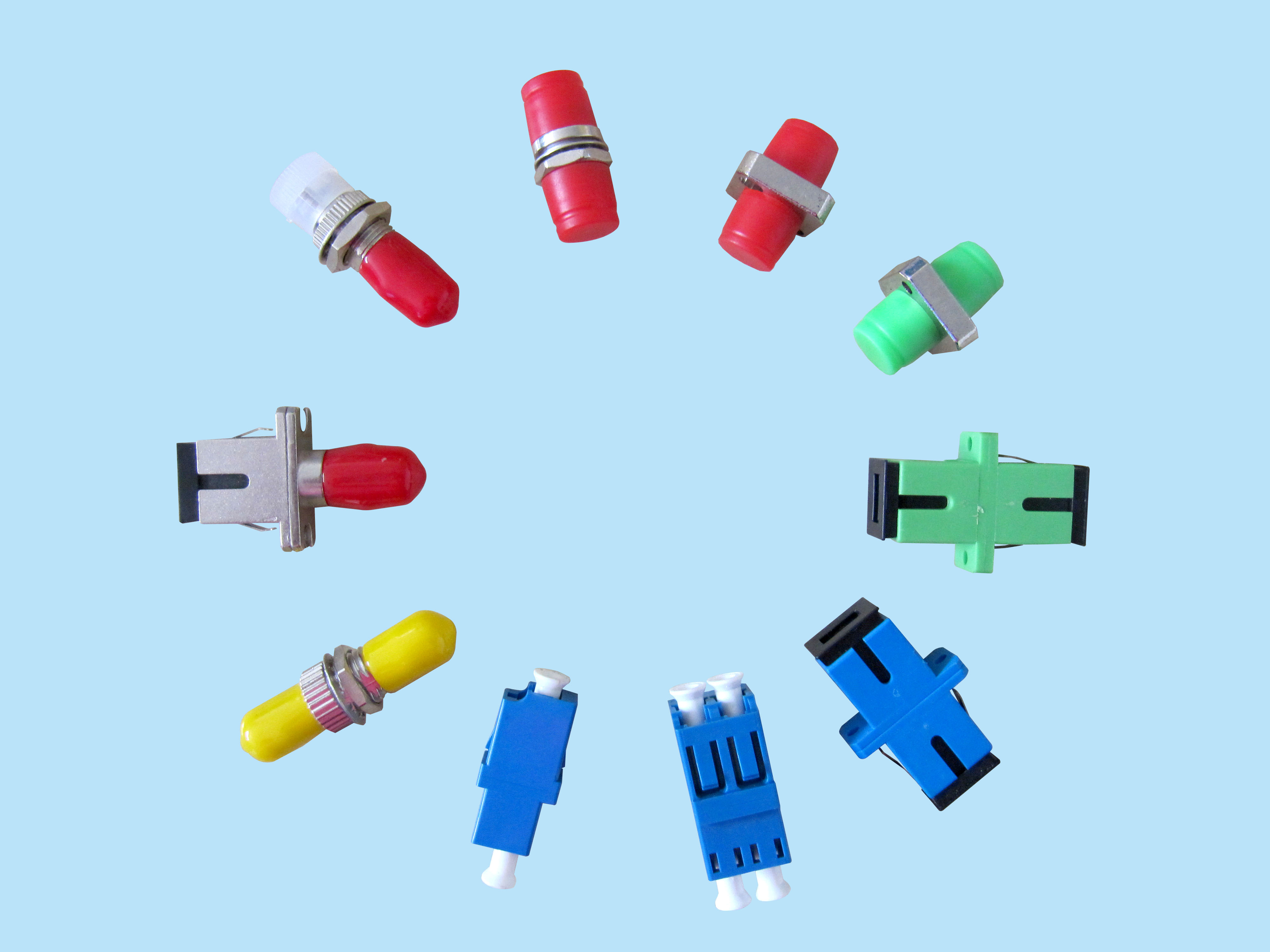 光纤耦合器的作用及图片大全,跳线和尾纤连接的耦合器图片